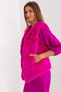 Soft Pink Furry Vest