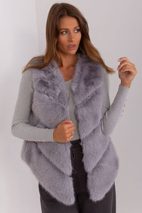 Soft Pink Furry Vest