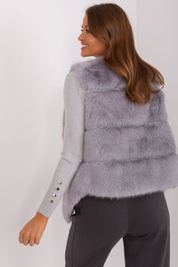 Soft Pink Furry Vest