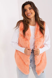 Soft Pink Furry Vest