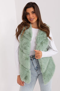 Soft Pink Furry Vest