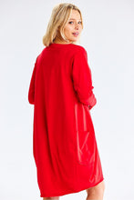 Load image into Gallery viewer, Sweatshirt Midi Dress  | Loose Cut Long Sleeves
