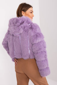 Lightweight Hooded Fur Jacket