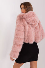 Load image into Gallery viewer, Lightweight Hooded Fur Jacket
