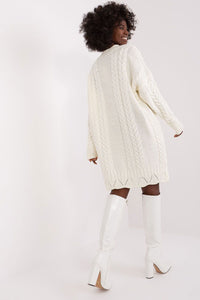 Casual Style Sweater Dress with Long Sleeves