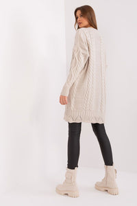 Casual Style Sweater Dress with Long Sleeves