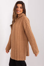 Load image into Gallery viewer, Zipped Turtleneck Sweater | Extended Cut Long Sleeves
