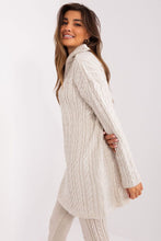 Load image into Gallery viewer, Zipped Turtleneck Sweater | Extended Cut Long Sleeves
