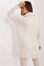 Load image into Gallery viewer, Zipped Turtleneck Sweater | Extended Cut Long Sleeves
