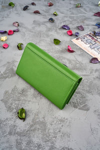 Pink Natural Leather Wallet