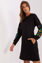 Load image into Gallery viewer, Sweater Dress | Embroidered Long Sleeves
