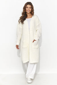 Lightweight Long Cardigan Sweater with Slip Pockets