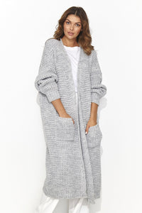 Lightweight Long Cardigan Sweater with Slip Pockets