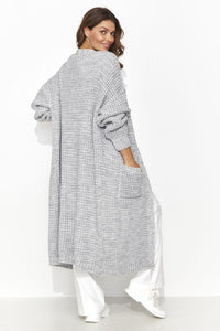 Lightweight Long Cardigan Sweater with Slip Pockets