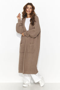 Lightweight Long Cardigan Sweater with Slip Pockets