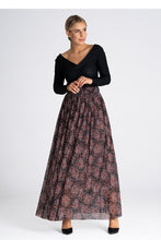 Load image into Gallery viewer, Elegant Maxi Skirt | High Waist Italian Made
