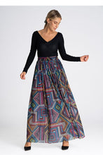 Load image into Gallery viewer, Elegant Maxi Skirt | High Waist Italian Made
