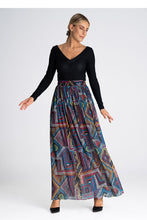 Load image into Gallery viewer, Elegant Maxi Skirt | High Waist Italian Made
