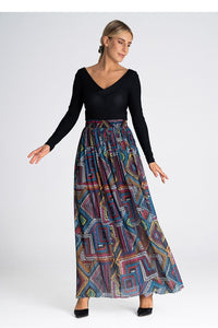 Elegant Maxi Skirt | High Waist Italian Made