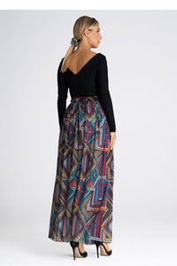 Elegant Maxi Skirt | High Waist Italian Made