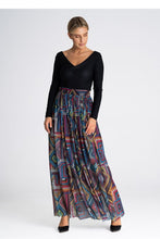 Load image into Gallery viewer, Elegant Maxi Skirt | High Waist Italian Made
