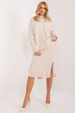 Load image into Gallery viewer, Casual Turtleneck Sweater Dress Set
