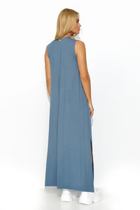 Sweetheart Maxi Dress with Thick Shoulder Straps