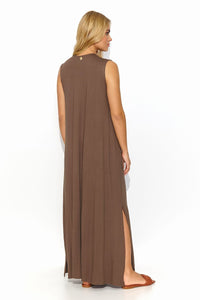 Sweetheart Maxi Dress with Thick Shoulder Straps