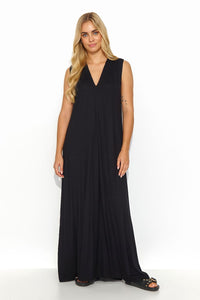 Sweetheart Maxi Dress with Thick Shoulder Straps