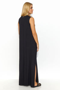 Sweetheart Maxi Dress with Thick Shoulder Straps