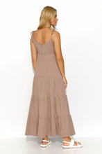 Load image into Gallery viewer, Heart Neckline Maxi Dress | Thin Straps
