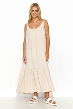 Load image into Gallery viewer, Long Oversize Maxi Dress with Ruffled Bottom
