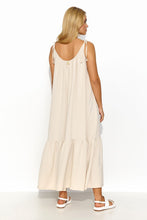 Load image into Gallery viewer, Long Oversize Maxi Dress with Ruffled Bottom
