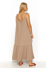 Load image into Gallery viewer, Long Oversize Maxi Dress with Ruffled Bottom
