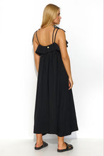 Load image into Gallery viewer, Long Oversize Maxi Dress | Ruffled Neckline
