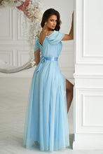 Load image into Gallery viewer, Formal Evening Dress | Spanish Style Tulle Sleeves
