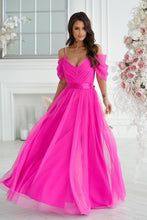 Load image into Gallery viewer, Formal Evening Dress | Spanish Style Tulle Sleeves
