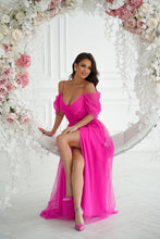 Load image into Gallery viewer, Formal Evening Dress | Spanish Style Tulle Sleeves
