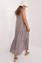 Load image into Gallery viewer, Flared Summer Maxi Dress with Delicate Details
