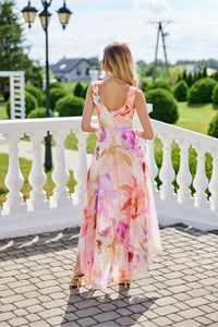 Maxi Dress | Floral Print Day Dress