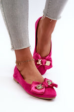 Load image into Gallery viewer, Eco-Friendly Suede Pink Ballet Flats
