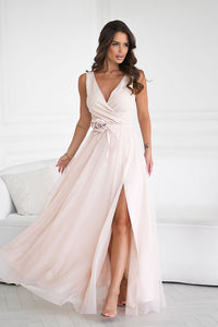 Charming Pink Maxi Dress