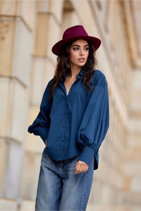 Charming Puffy Sleeve Blouse