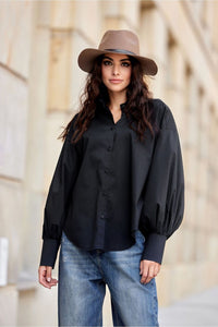 Charming Puffy Sleeve Blouse