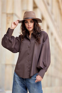 Charming Puffy Sleeve Blouse