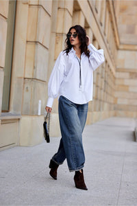 Charming Puffy Sleeve Blouse