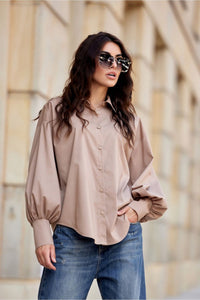 Charming Puffy Sleeve Blouse