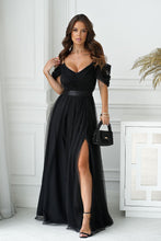 Load image into Gallery viewer, Formal Evening Dress | Spanish Style Tulle Sleeves
