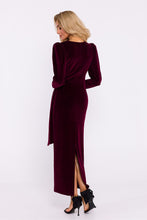 Load image into Gallery viewer, Velour Knit Evening Dress
