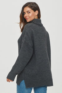 Loose Cut Turtleneck Sweater